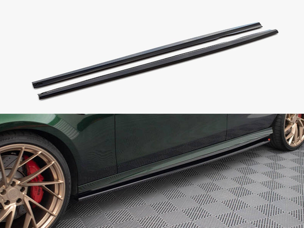 Maxton Design Side Skirts Diffusers Mercedes-AMG E63 W213 Facelift - ME-E-213F-63-SD1G - Image 1