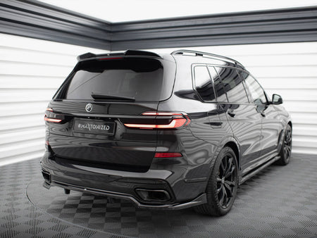 Maxton Design Central Rear Splitter (Vertical Bars) BMW X7 M-Pack G07 Facelift - BM-X7-07F-MPACK-RD1G+RD2G - Image 2