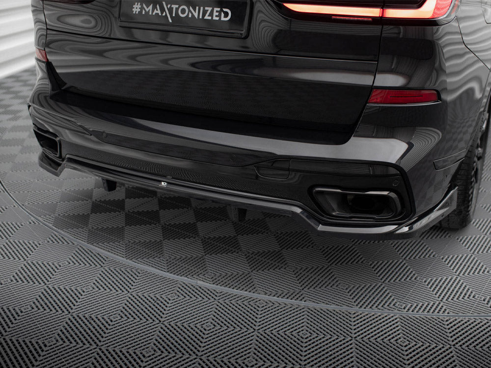 Rear Splitter (Vertical Bars) BMW X7 M-Pack G07 Facelift