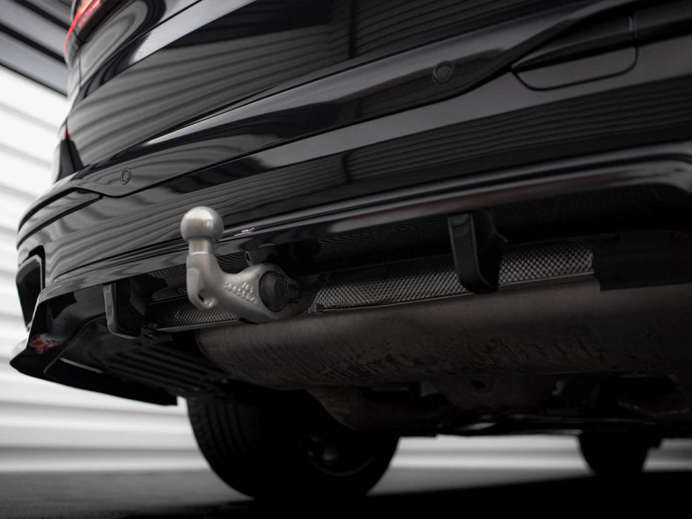 Maxton Design Central Rear Splitter (Vertical Bars) BMW X7 M-Pack G07 Facelift - BM-X7-07F-MPACK-RD1G+RD2G - Image 9