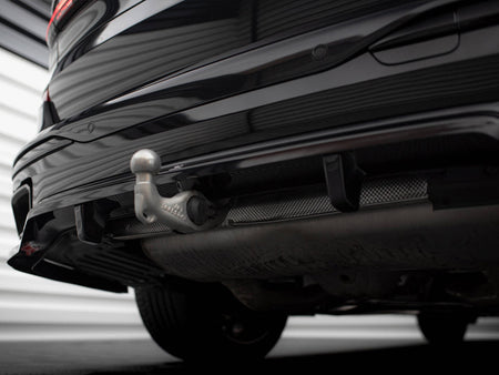 Maxton Design Central Rear Splitter (Vertical Bars) BMW X7 M-Pack G07 Facelift - BM-X7-07F-MPACK-RD1G+RD2G - Image 9