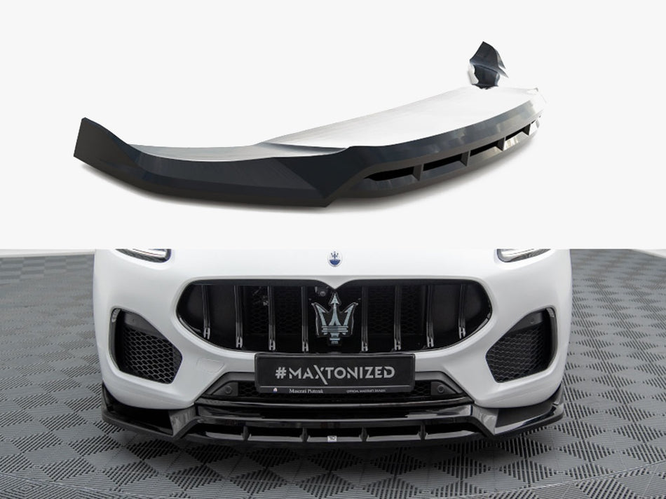 Maxton Design Front Splitter Maserati Grecale GT / Modena Mk1 - MS-GR-1-FD1G+FD1RG - Image 1