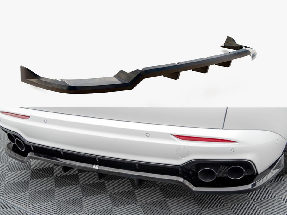 Maxton Design Rear Splitter (Vertical Bars) Maserati Grecale GT / Modena Mk1 - MS-GR-1-RD1G+RD2G - Image 1