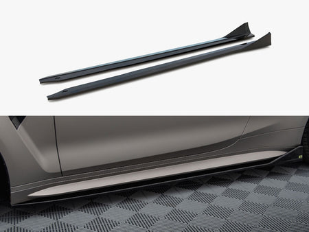 Maxton Design Side Skirts Diffusers V.3 CSL Look BMW M4 G82 - BM-4-G82-M-SD3G - Image 1