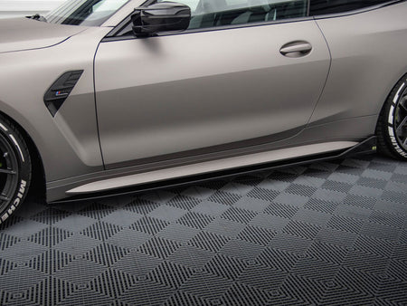 Maxton Design Side Skirts Diffusers V.3 CSL Look BMW M4 G82 - BM-4-G82-M-SD3G - Image 3
