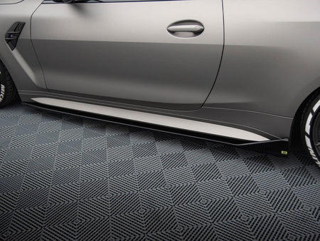 Maxton Design Side Skirts Diffusers V.3 CSL Look BMW M4 G82 - BM-4-G82-M-SD3G - Image 4