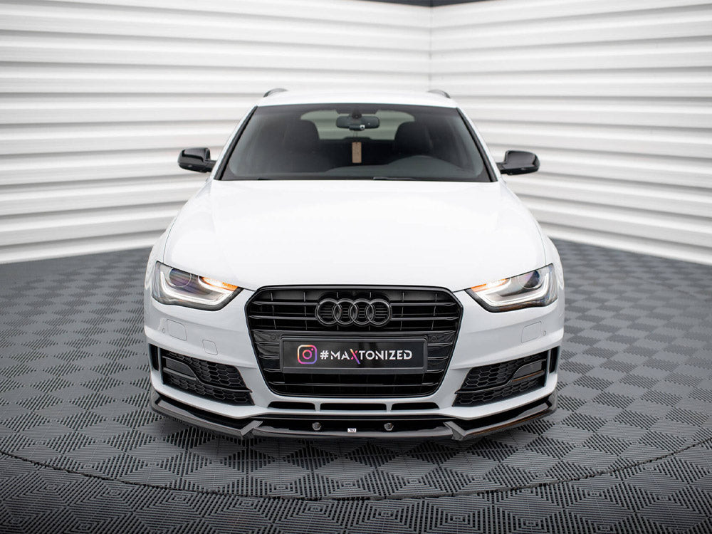 Maxton Design Front Splitter V.1 Audi A4 Competition B8 Facelift - AU-A4-B8F-COMP-FD1G - Image 3