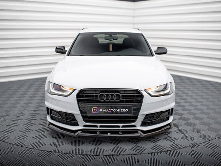 Maxton Design Front Splitter V.1 Audi A4 Competition B8 Facelift - AU-A4-B8F-COMP-FD1G - Image 3