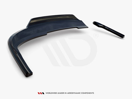 Maxton Design Central Rear Splitter (Vertical Bars) Audi A4 Competition B8 Facelift - AU-A4-B8F-COMP-RSD1G+RD1G - Image 8