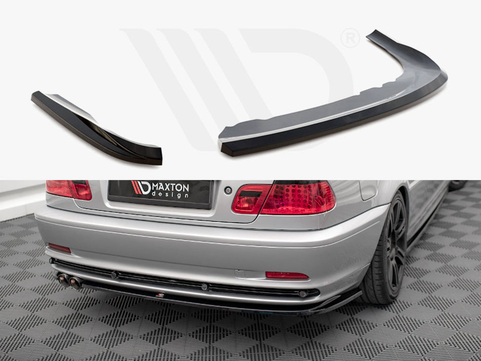MAXTON DESIGN Rear Side Splitters BMW 3 Coupe E46