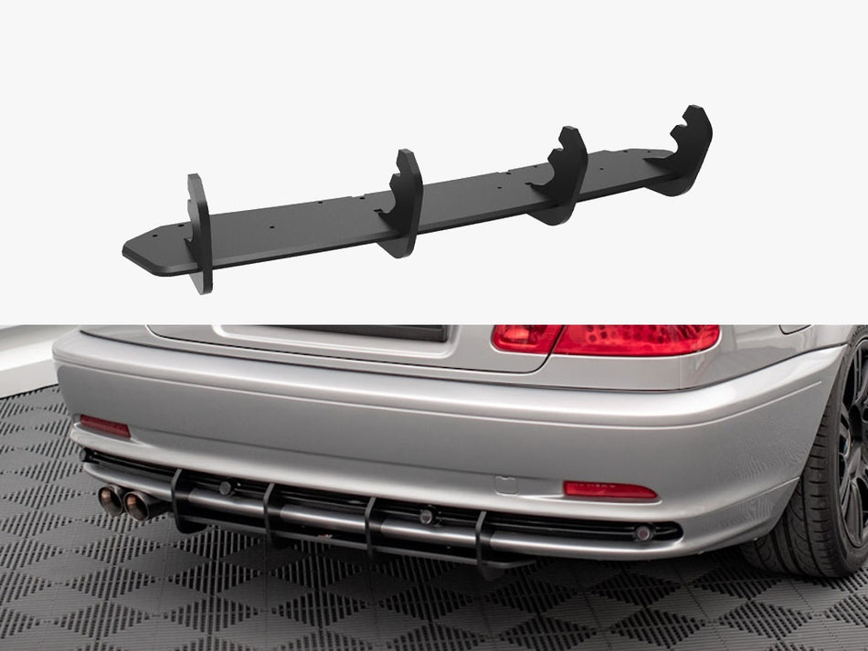 Maxton Design Street PRO Rear Diffuser BMW 3 Coupe E46 - BM346CCNC-RS1B - Image 1