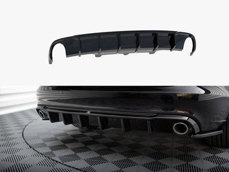 Maxton Design Rear Valance Audi A6 Avant C7 (Version with single exhausts on both sides) - AU-A6-C7-AV-RS1GO_O - Image 1