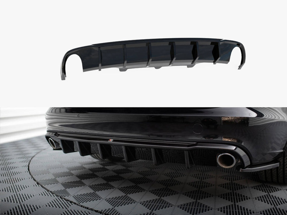 Maxton Design Rear Valance Audi A6 Avant C7 (Version with single exhausts on both sides) - AU-A6-C7-AV-RS1GO_O - Image 1