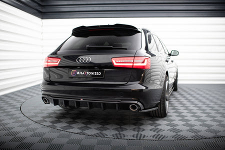 Maxton Design Rear Valance Audi A6 Avant C7 (Version with single exhausts on both sides) - AU-A6-C7-AV-RS1GO_O - Image 2