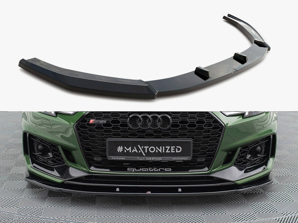Maxton Design Front Splitter V.1 Audi RS4 B9 - AU-RS4-B9-FD1G - Image 1