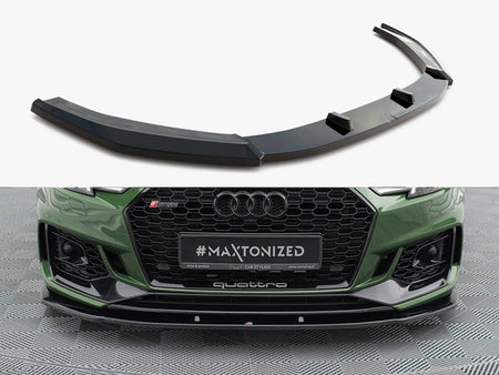 Maxton Design Front Splitter V.1 Audi RS4 B9 - AU-RS4-B9-FD1G - Image 1