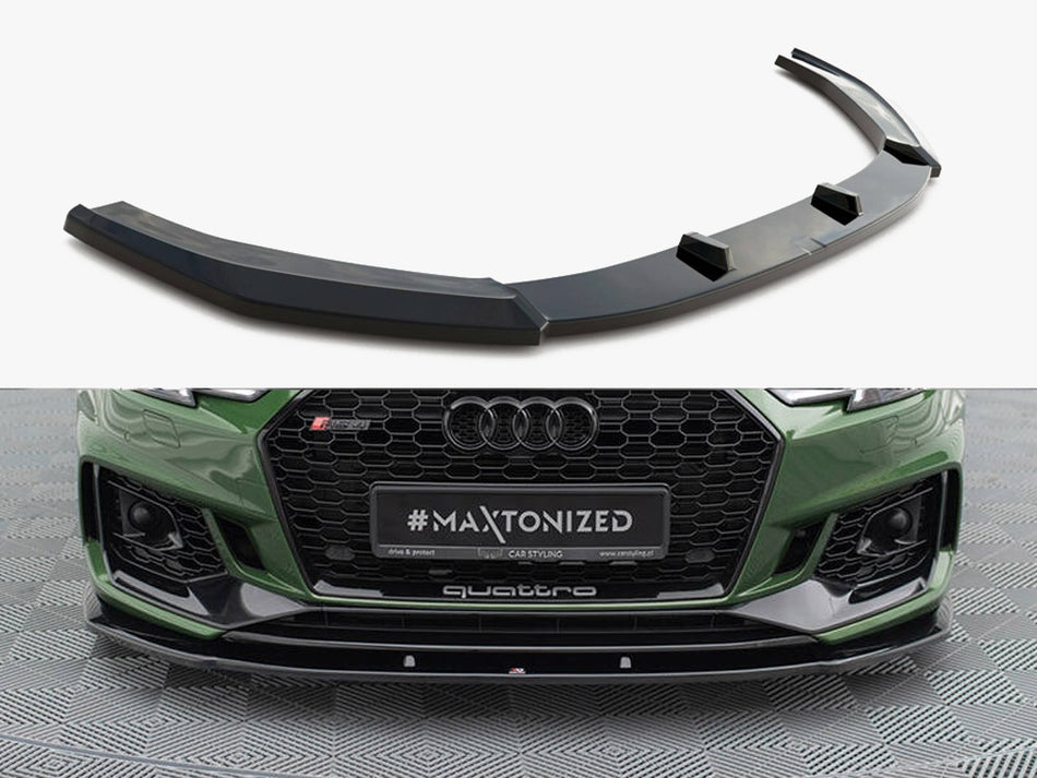 Maxton Design Front Splitter V.1 Audi RS4 B9 - AU-RS4-B9-FD1G - Image 1