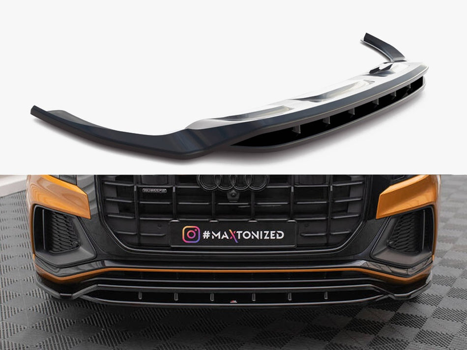 Maxton Design Front Splitter V.1 Audi Q8 S-Line / SQ8 Mk1 - AU-Q8-1-SLINE-FD1G+FD1RG - Image 1