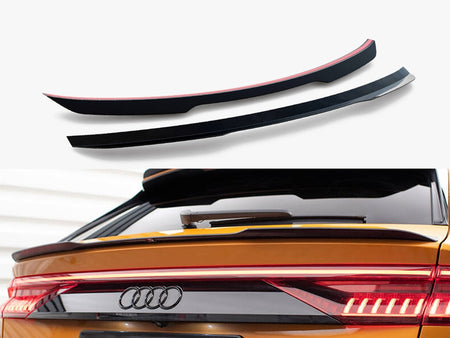 Maxton Design Lower Spoiler CAP Audi Q8 / RSQ8 / SQ8 / Q8 S-Line Mk1 - AU-Q8-1-SLINE-CAP2G - Image 1