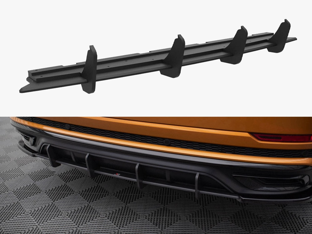 Maxton Design Street PRO Rear Diffuser Audi Q8 S-Line Mk1 - AUQ81SLINECNC-RS1B - Image 1
