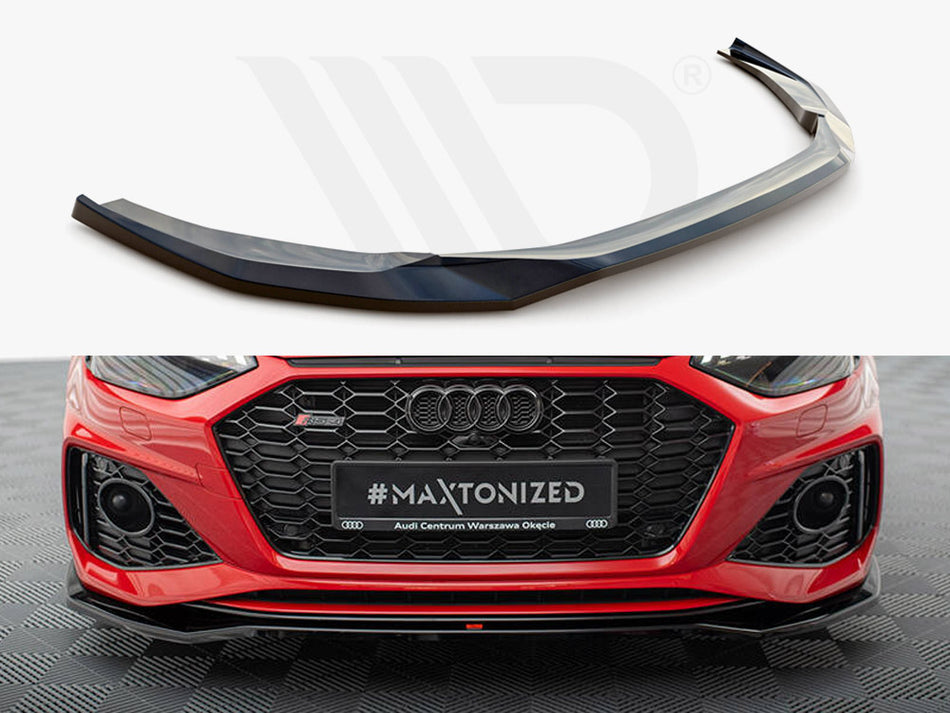 MAXTON DESIGN Front Splitter V.1 Audi RS4 B9 Facelift
