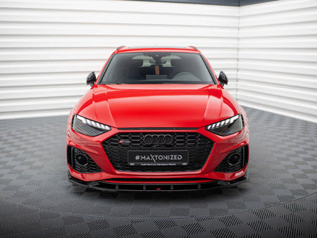 Maxton Design Front Splitter V.2 Audi RS4 B9 Facelift - AU-RS4-B9F-FD2G - Image 3