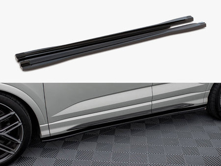 Side Skirts Diffusers V.2 Audi Q3 S-Line / RSQ3 Sportback / SUV F3