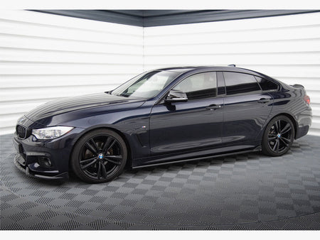 Maxton Design Side Skirts Diffusers V.3 BMW 4 Coupe / Gran Coupe / Cabrio M-Pack F32 / F36 / F33 - BM-4-F36-GC-MPACK-SD1G - Image 2