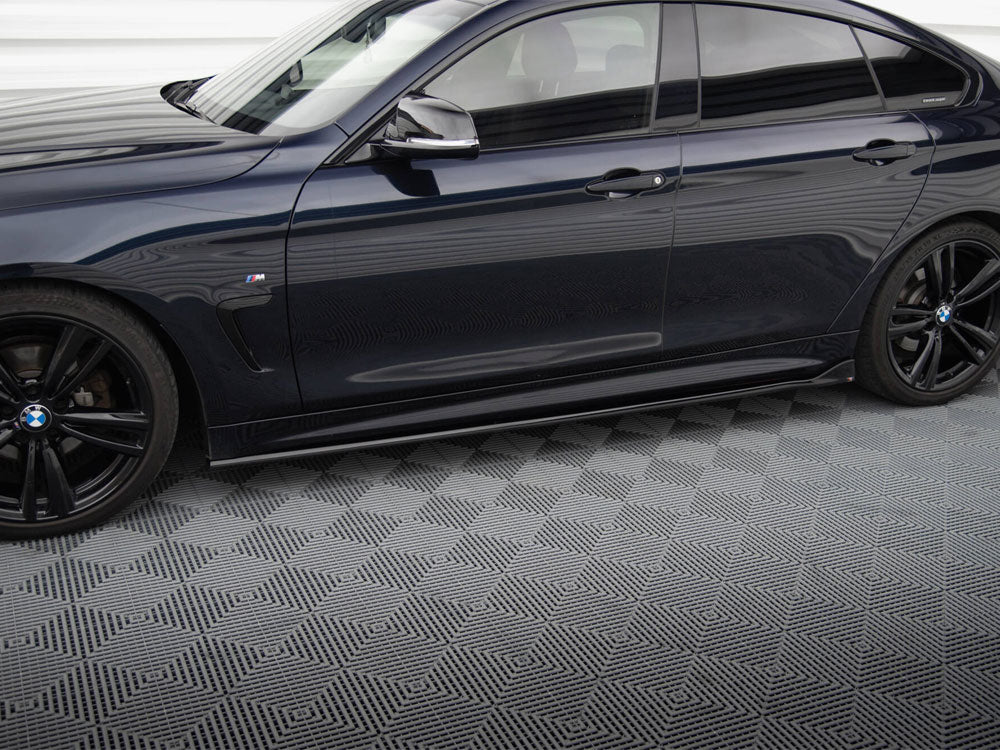 Maxton Design Side Skirts Diffusers V.3 BMW 4 Coupe / Gran Coupe / Cabrio M-Pack F32 / F36 / F33 - BM-4-F36-GC-MPACK-SD1G - Image 3