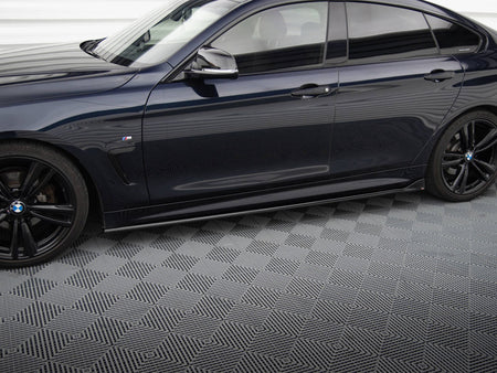 Maxton Design Side Skirts Diffusers V.3 BMW 4 Coupe / Gran Coupe / Cabrio M-Pack F32 / F36 / F33 - BM-4-F36-GC-MPACK-SD1G - Image 3