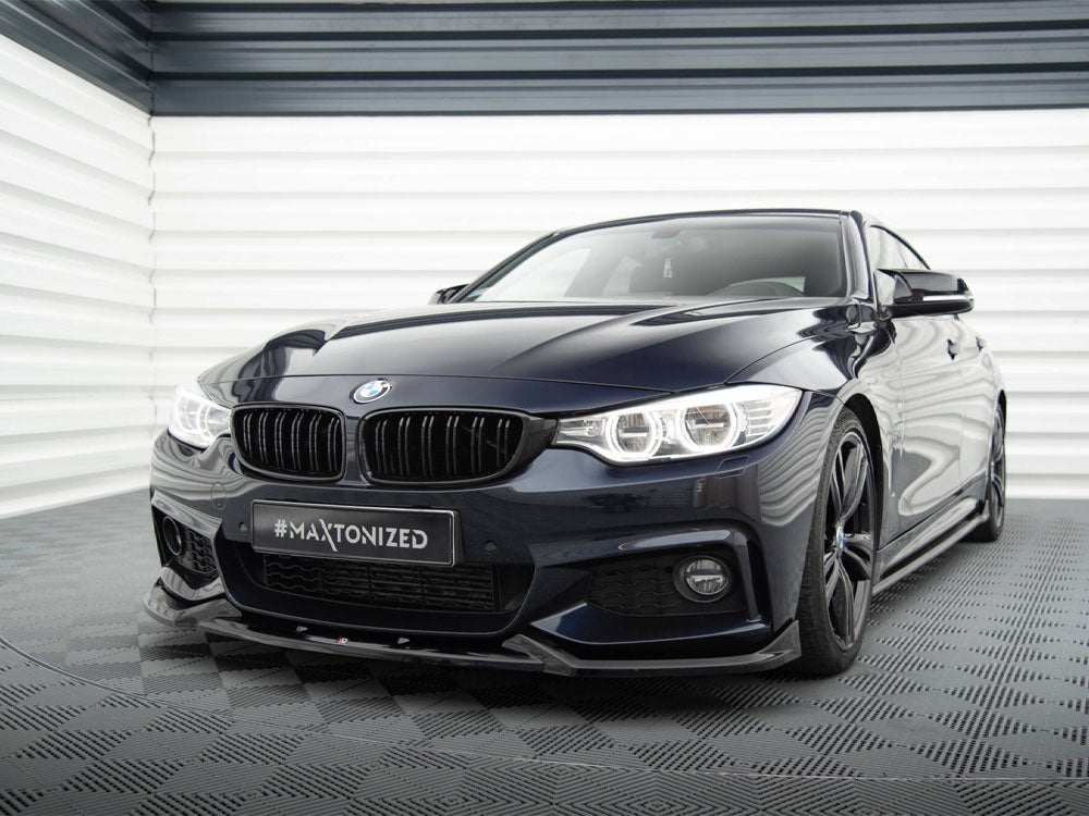 Maxton Design Front Splitter V.5 BMW 4 Coupe / Gran Coupe / Cabrio M-Pack F32 / F36 / F33 - BM-4-F36-GC-MPACK-FD1G - Image 2