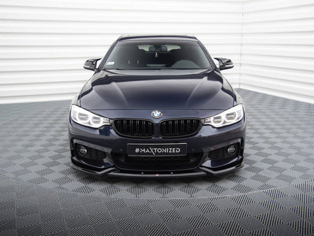 Maxton Design Front Splitter V.5 BMW 4 Coupe / Gran Coupe / Cabrio M-Pack F32 / F36 / F33 - BM-4-F36-GC-MPACK-FD1G - Image 3