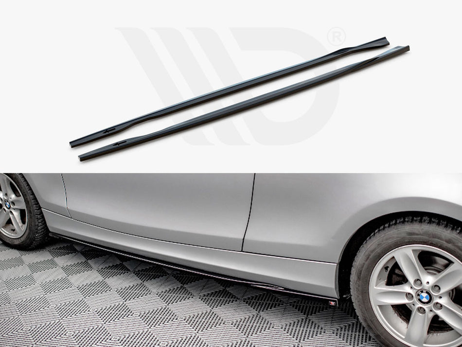 MAXTON DESIGN Side Skirts Diffusers V.2 BMW 1 E81 Facelift