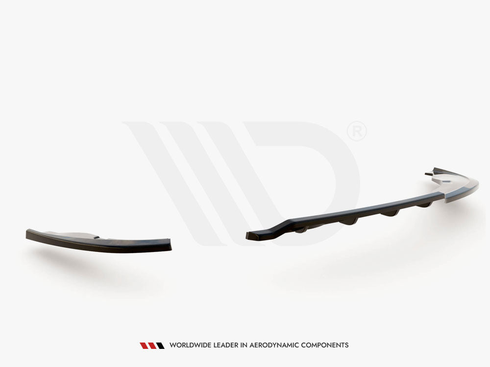 Maxton Design Central Rear Splitter (Vertical Bars) BMW 1 E81 Facelift - BM-1-81F-RSD1G+RD1G - Image 5