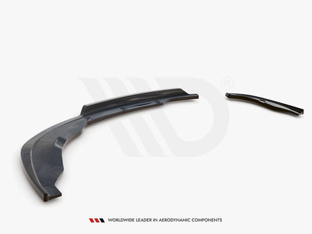 Maxton Design Central Rear Splitter (Vertical Bars) BMW 1 E81 Facelift - BM-1-81F-RSD1G+RD1G - Image 6