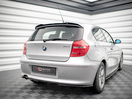 Maxton Design Central Rear Splitter (Vertical Bars) BMW 1 E81 Facelift - BM-1-81F-RSD1G+RD1G - Image 2