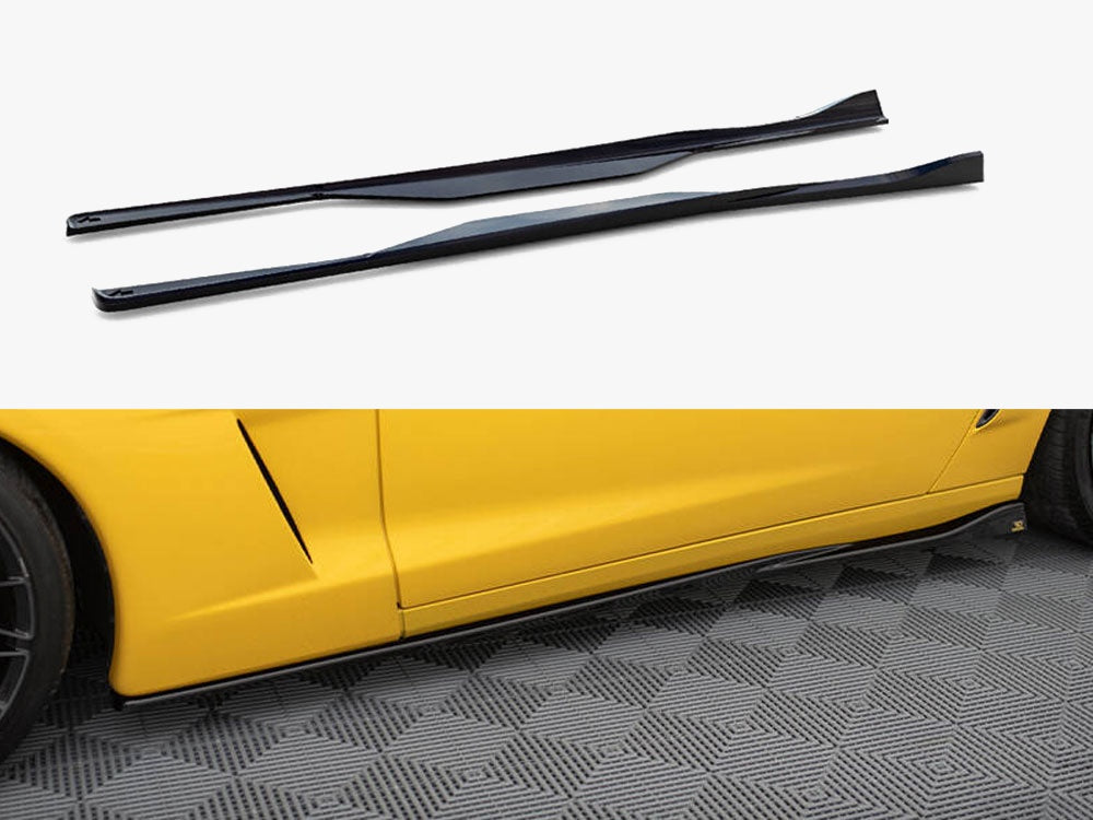 Maxton Design Side Skirts Diffusers Chevrolet Corvette C6 - CH-CO-C6-SD1G - Image 1