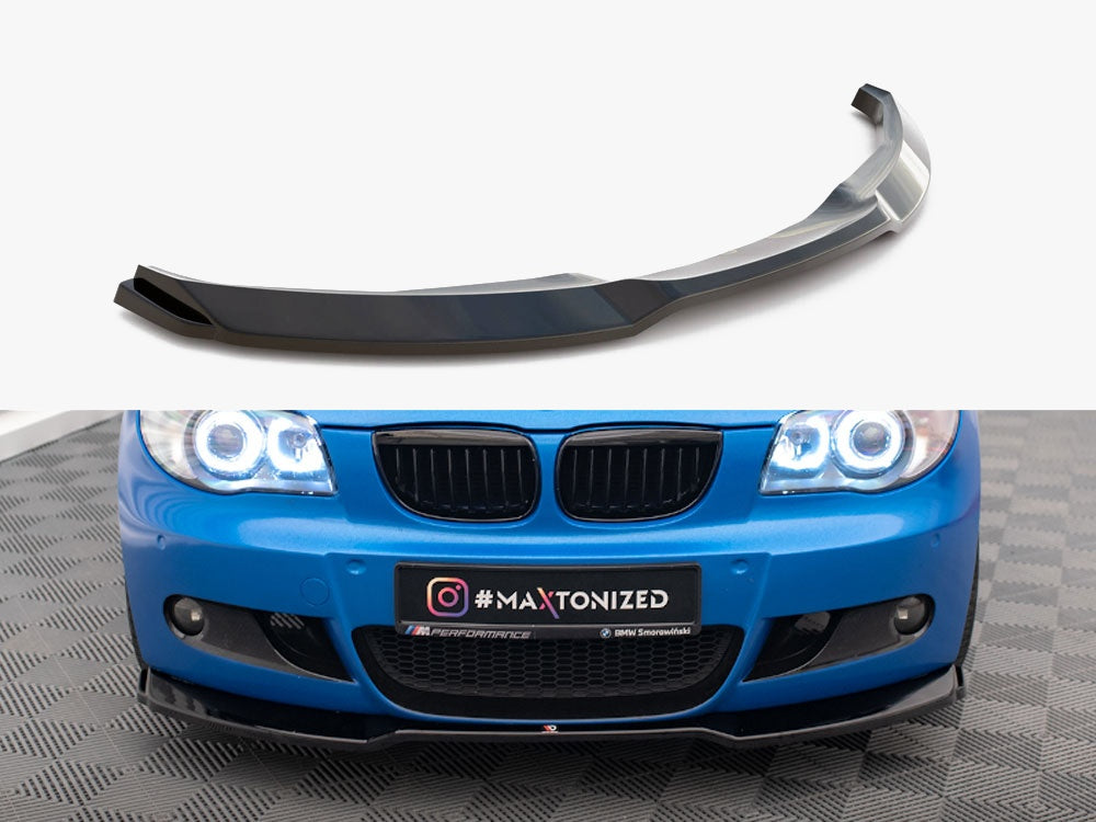Maxton Design Front Splitter V.1 BMW 1 M-Pack E87 / E81 Facelift - BM-1-87F-MPACK-FD1G - Image 1