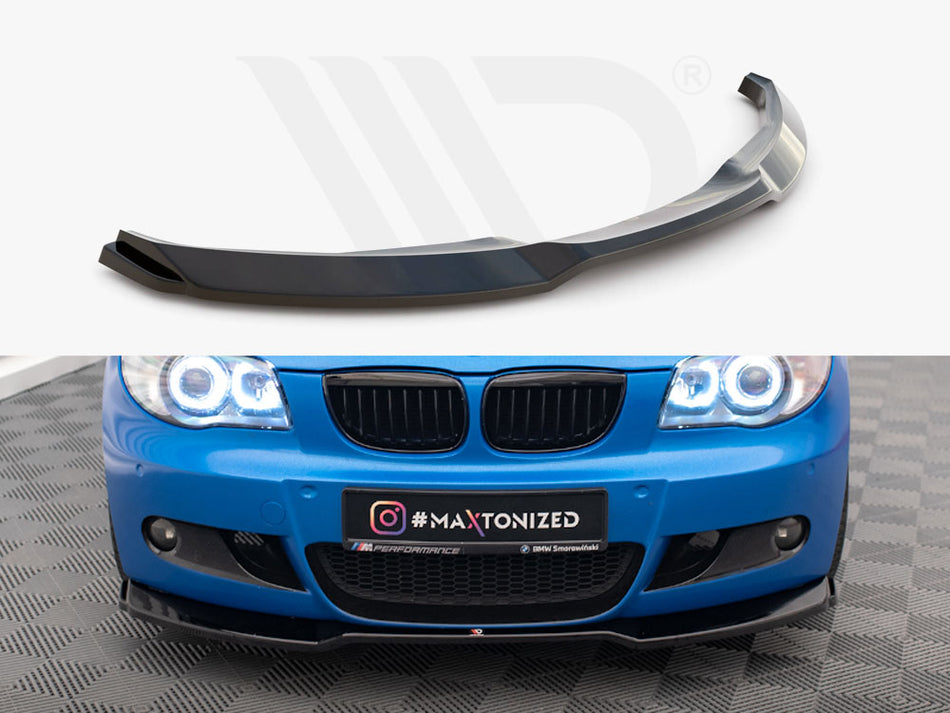 MAXTON DESIGN Front Splitter V.1 BMW 1 M-Pack E87 / E81 Facelift