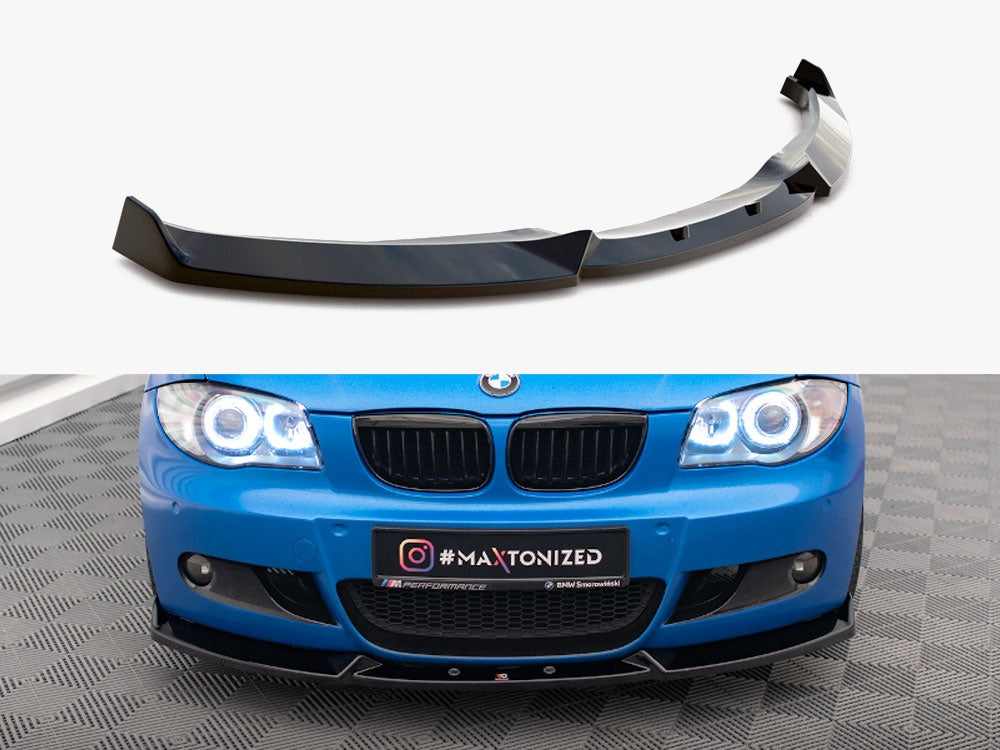 Maxton Design Front Splitter V.2 BMW 1 M-Pack E87 / E81 Facelift - BM-1-87F-MPACK-FD2G - Image 1