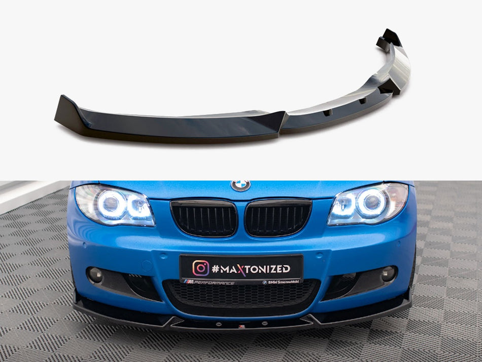 Maxton Design Front Splitter V.2 BMW 1 M-Pack E87 / E81 Facelift - BM-1-87F-MPACK-FD2G - Image 1