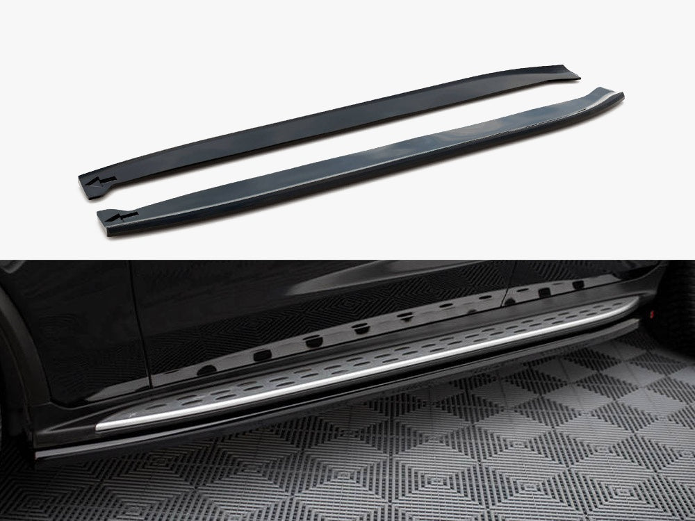 Maxton Design Side Skirts Diffusers Mercedes-AMG GLC 63 SUV / Coupe X253 / C253 - ME-GLC-X253-63-SD1G - Image 1