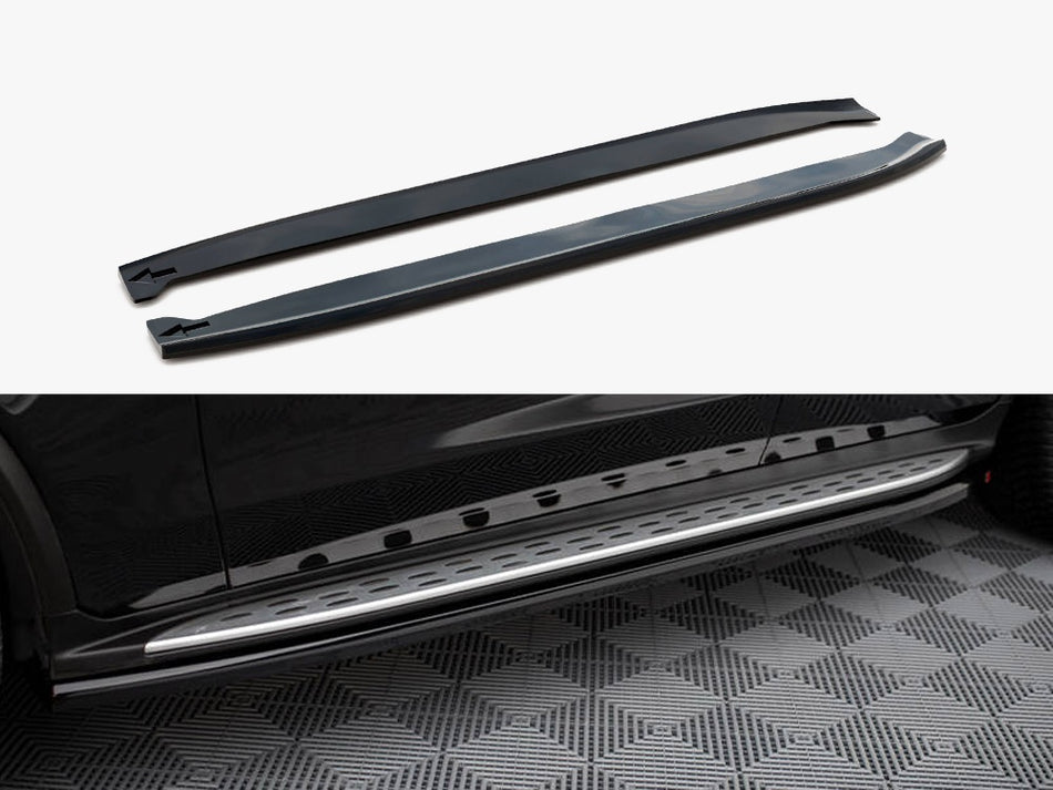 Maxton Design Side Skirts Diffusers Mercedes-AMG GLC 63 SUV / Coupe X253 / C253 - ME-GLC-X253-63-SD1G - Image 1