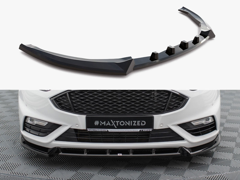 Maxton Design Front Splitter Ford Mondeo Sport Mk5 Facelift / Fusion Sport Mk2 Facelift - FO-MO-5F-SPORT-FD1G - Image 1