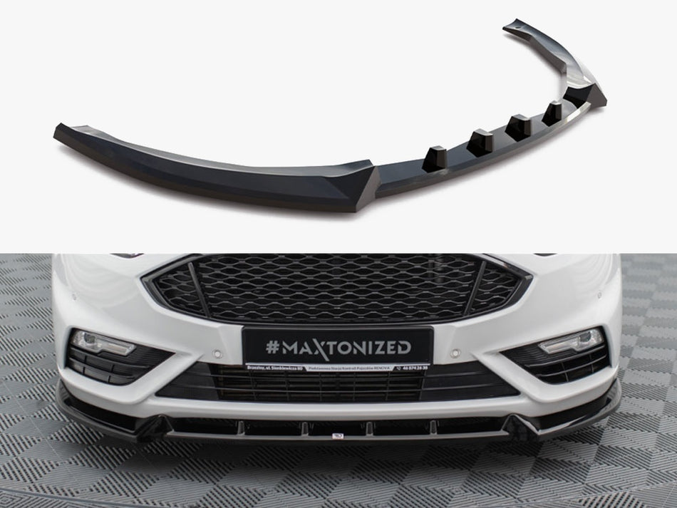Maxton Design Front Splitter Ford Mondeo Sport Mk5 Facelift / Fusion Sport Mk2 Facelift - FO-MO-5F-SPORT-FD1G - Image 1