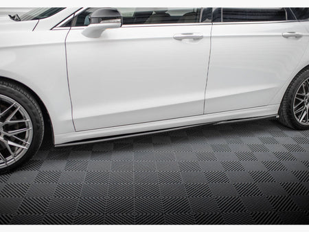 Maxton Design Side Skirts Diffusers Ford Mondeo Sport Mk5 Facelift / Fusion Sport Mk2 Facelift - FO-MO-5F-SPORT-SD1G - Image 3