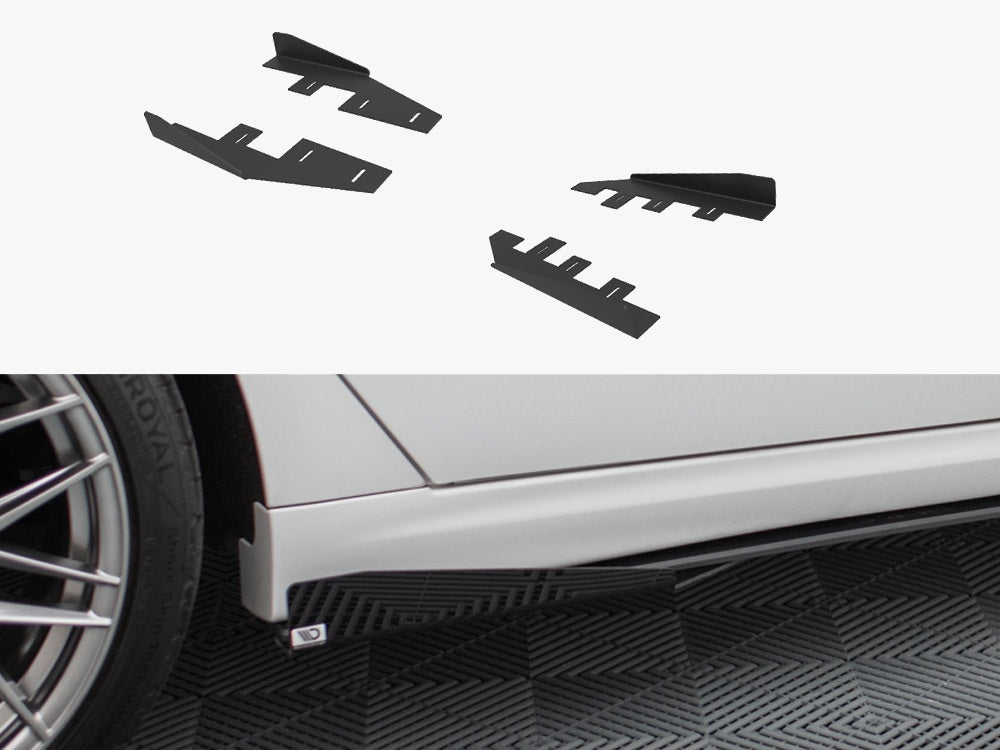 Maxton Design Side Flaps Ford Mondeo Sport Mk5 Facelift / Fusion Sport Mk2 Facelift - FOMO5FSPORTCNC-SF1G - Image 1