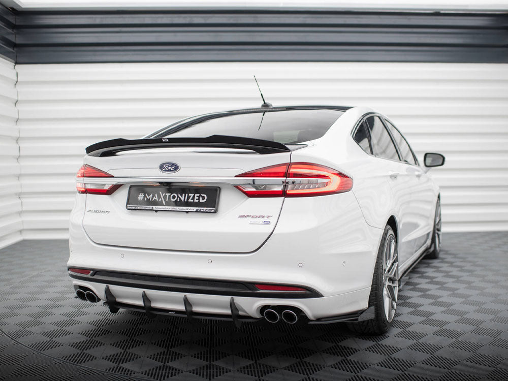 Maxton Design Street PRO Rear Diffuser Ford Mondeo Sport Mk5 Facelift / Fusion Sport Mk2 Facelift - FOMO5FSPORTCNC-RS1B - Image 2