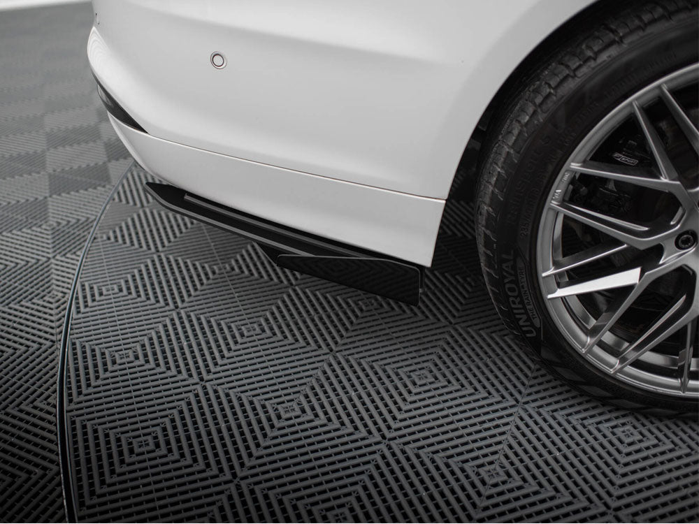 Maxton Design Street Pro Rear Side Splitters + Flaps Ford Mondeo Sport Mk5 Facelift / Fusion Sport Mk2 Facelift - FOMO5FSPORTCNC-RSD1B+RSF1G - Image 4