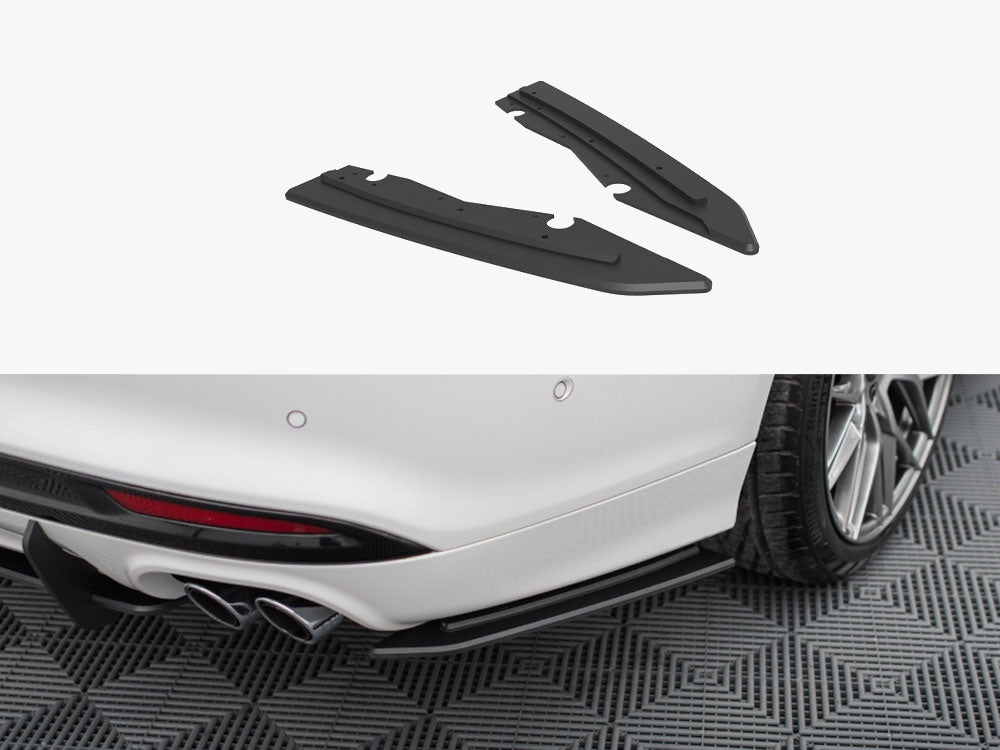 Street Pro Rear Side Splitters Ford Mondeo Sport Mk5 Facelift / Fusion Sport Mk2 Facelift